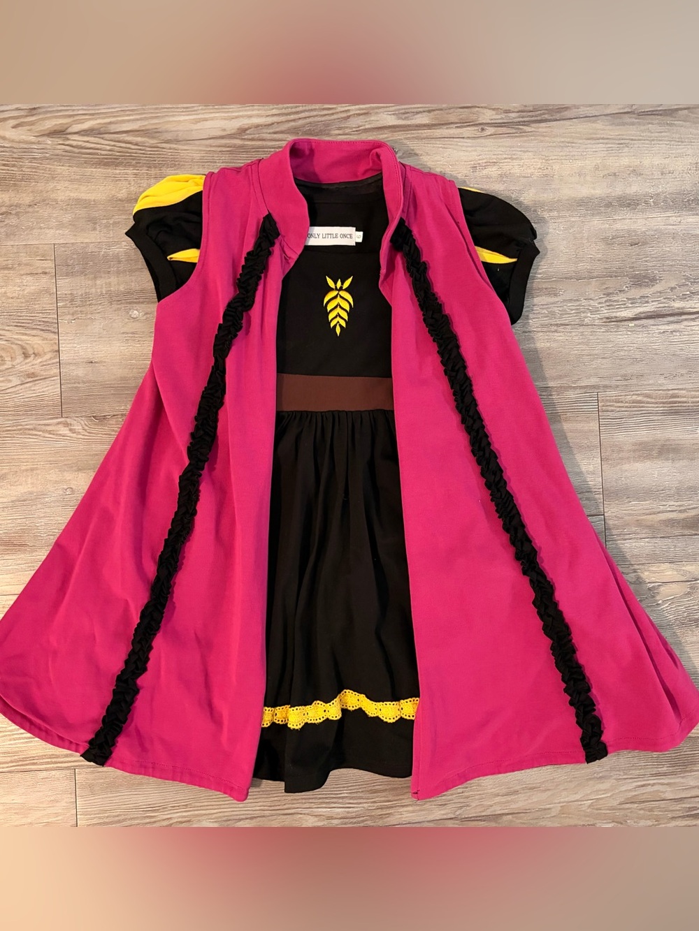 Only Little Once Two Piece Dress and Cape Set